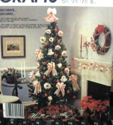 3284 RIBBON & LACE ANGEL, BOW, ORNAMENTS, CENTREPIECE PATTERN
